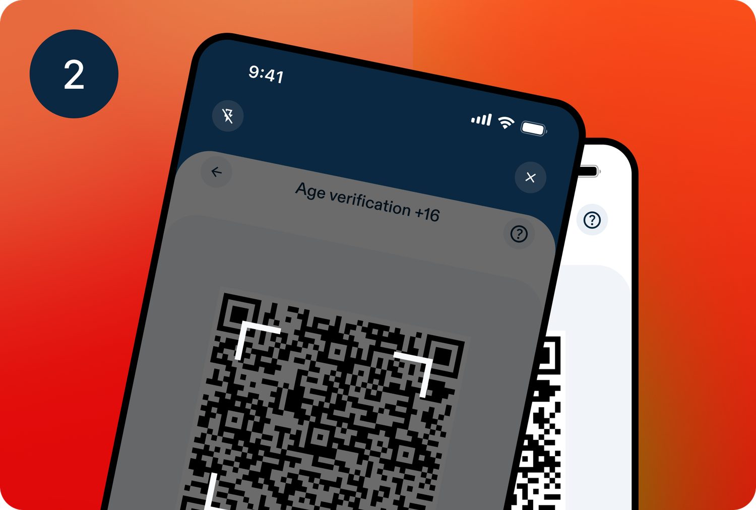 Scanning a QR code with the swiyu Wallet for age verification